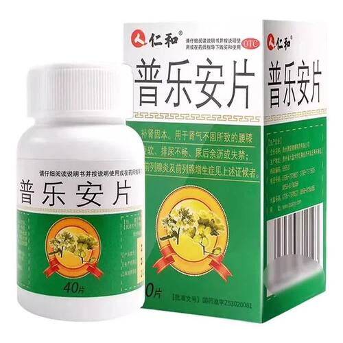 仁和 普乐安片 0.57g*40片*1瓶/盒