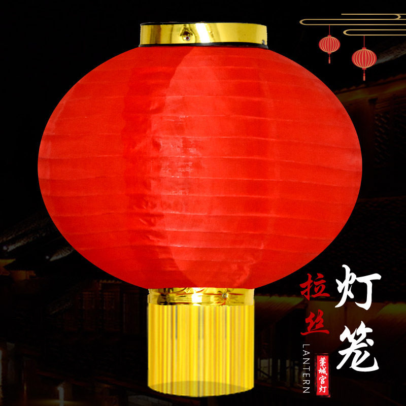 广告灯笼大红拉丝春节户外道具 灯笼