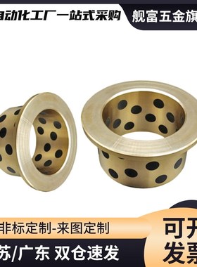 石墨铜套MPFZU20无油衬套E-LMPFZU C-MUFZU OFN02  JFB