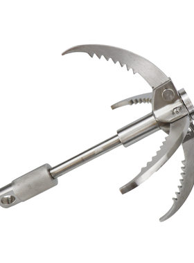 飞虎爪不锈钢折叠救生钩防滑旋转杆大号野外攀岩登山钩