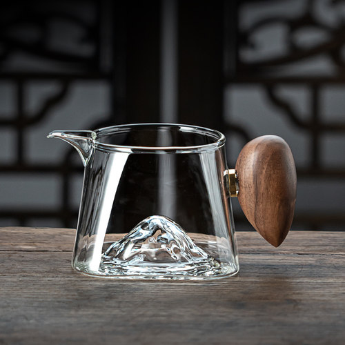 公道杯玻璃高档分茶器茶滤网一体单个泡茶过滤茶杯茶海功夫茶专用