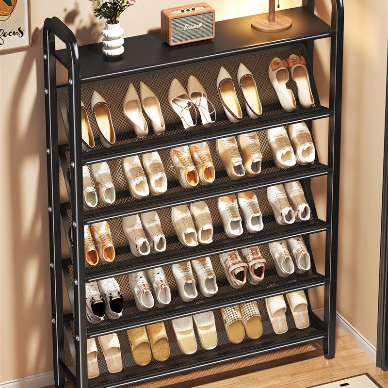 入户小窄鞋架门口多层简易鞋柜宿舍出租房用15cm超薄门后窄架,住宅家具,鞋架,淘宝优惠券,粉丝福利购,淘宝优惠卷