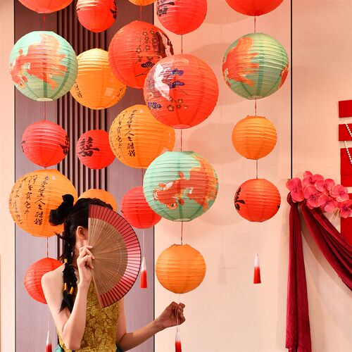 婚房装扮套装结婚喜字灯笼婚礼新娘拍照道具中式囍字创意装饰女方