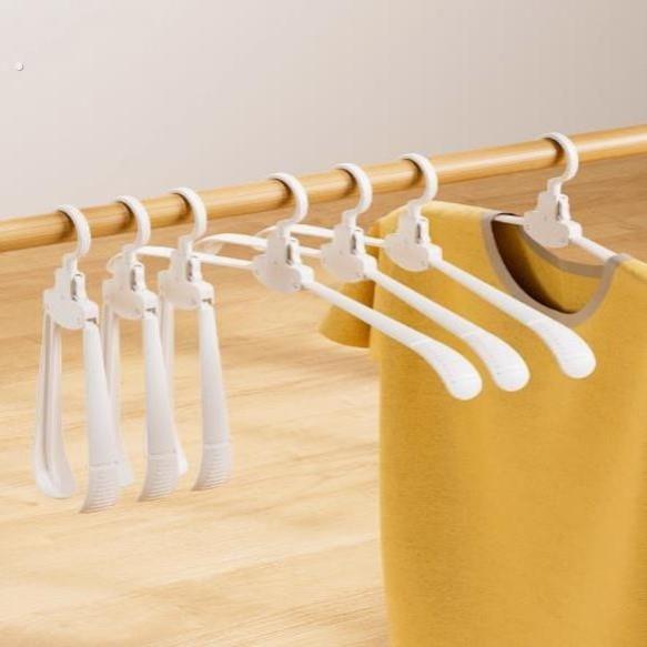 折叠衣架子家用挂衣无痕旅行衣撑衣服挂架晾衣防滑多功能便携旅游