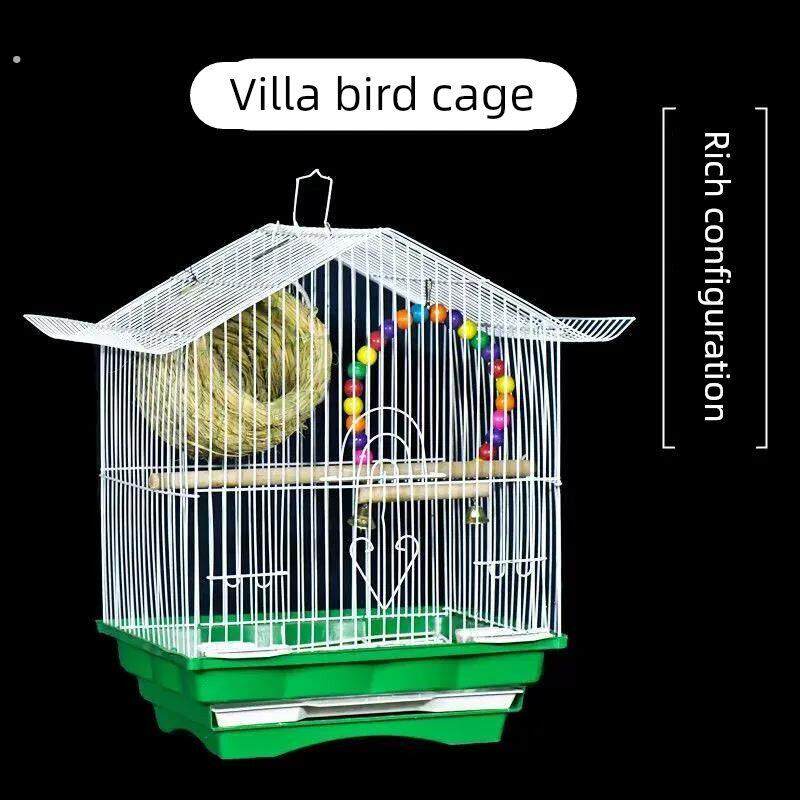 小型鸟笼子别墅屋型鸟笼子虎皮鹦鹉鸟笼子文鸟牡丹鹦鹉笼子文鸟笼