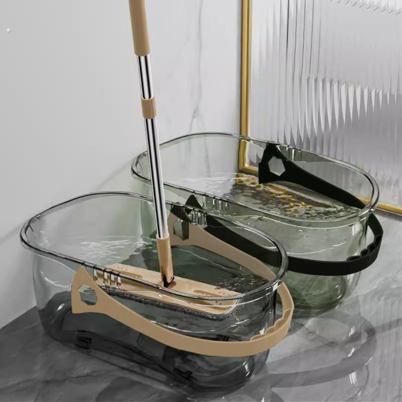 透明加厚水桶家用手提PET长方形水桶学生洗衣桶大号储水桶拖把桶