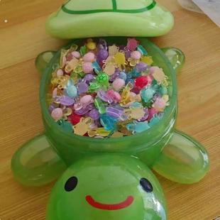 巨无霸夜光乌龟可开盖收纳盒超大龟太爷玩具动物玩偶