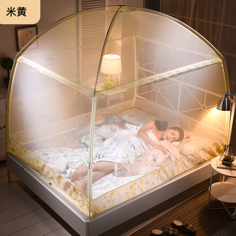 蚊帐三门开??拉炼炼??1.5米1.8x2.0蛟账文纹张2m2.2大床双人5一1