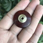 4cm 直径3cm 5cm气牌 内镶铜芯 紫檀唢呐气牌