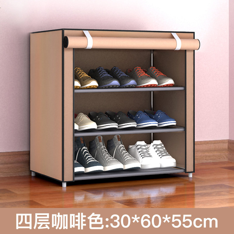 组装鞋架子简易多层宿舍鞋架经济型小号室内好看门口防尘鞋柜