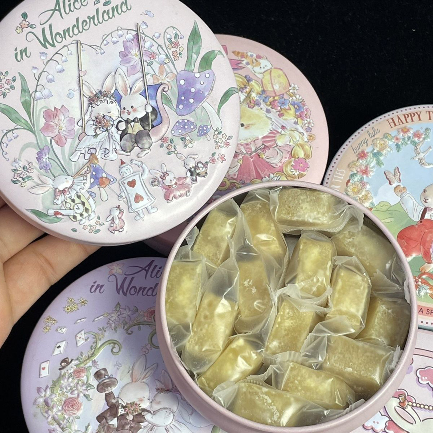 梨膏糖可爱铁罐铁盒百草秋花罐子雪梨薄荷味清凉润喉糖送男朋友
