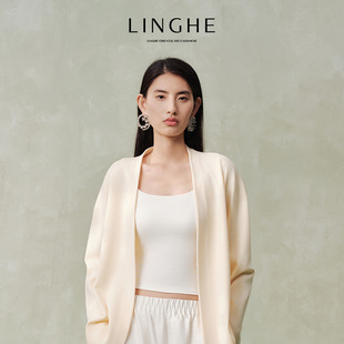 翎禾LINGHE-「云朵泡芙吊带」百搭纯色简约细肩带纯欲背心