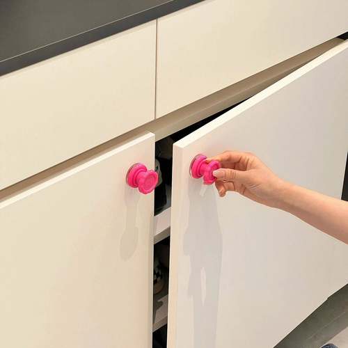 吸盘拉手柜门玻璃门移门手柄免打孔无痕整体橱柜门拉手抽屉把手推