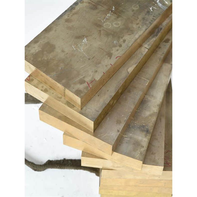 厂家直销h59实心黄铜条H62黄铜板铜排型材方块铜扁条定制可零切