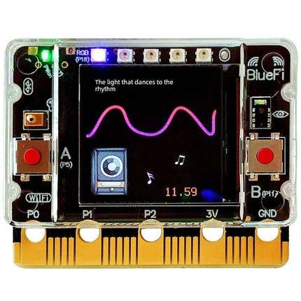 esp32 双处理器单板机Bluefi兼容microbit python编程套件 开发板