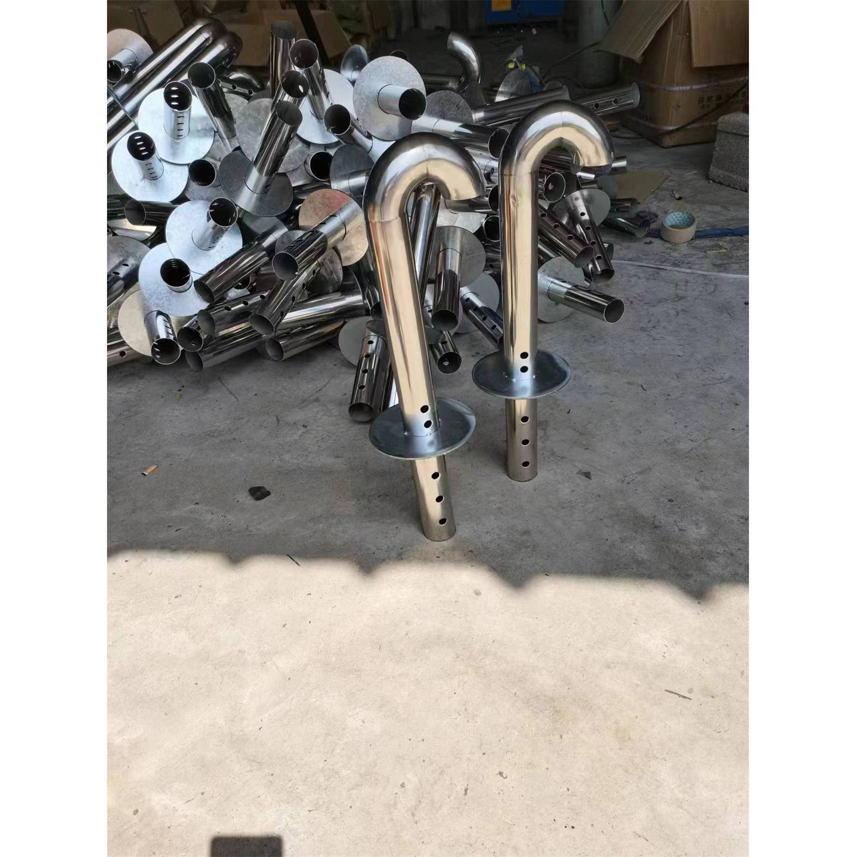 屋面不锈钢排气管排气孔透气屋顶换气镀锌风帽防雨钩蘑菇钩羊角型