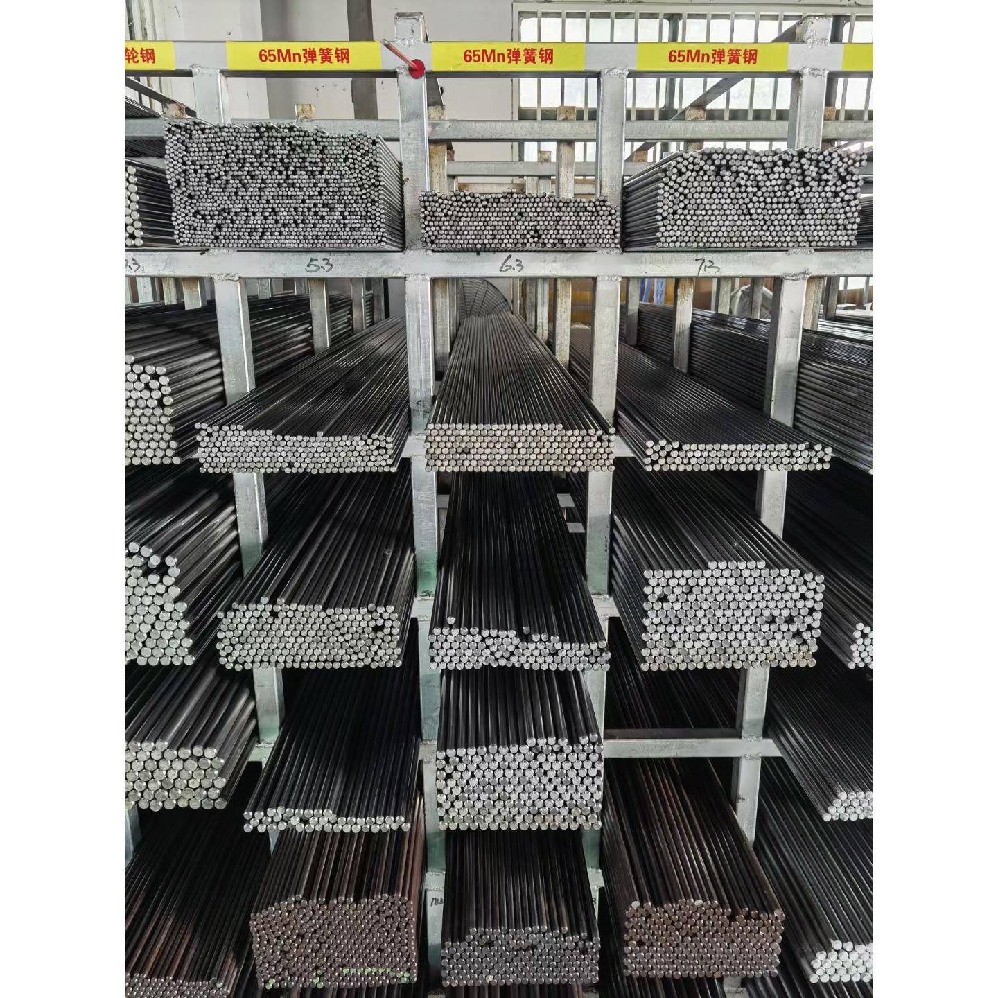 65Mn圆棒 光圆 弹簧钢60Si2Mn圆钢 锰钢 冷拉光圆 直径 5 10 15mm