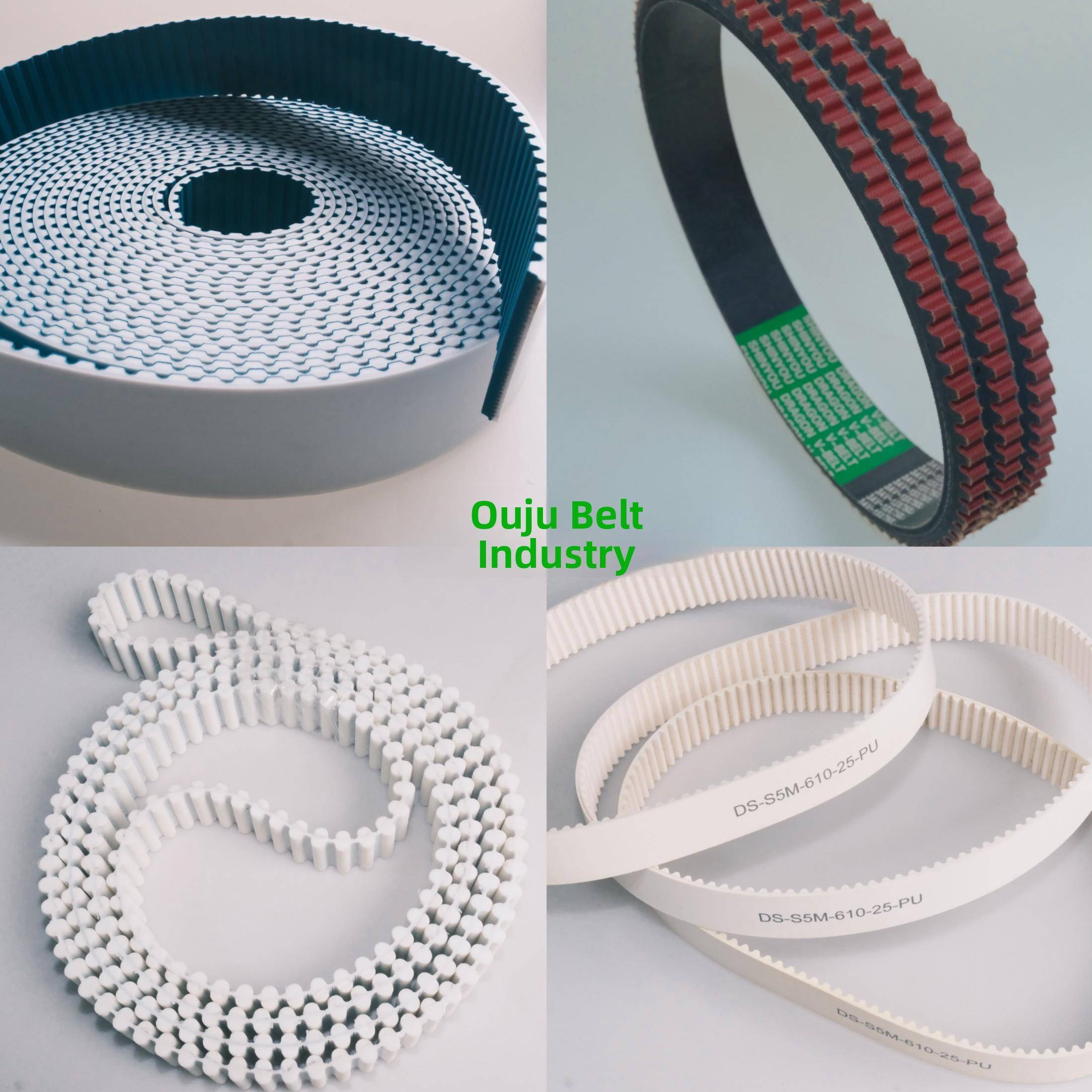 【厂家直销】聚氨酯PU开口带传动带接驳无缝带表面加胶耐磨高强度