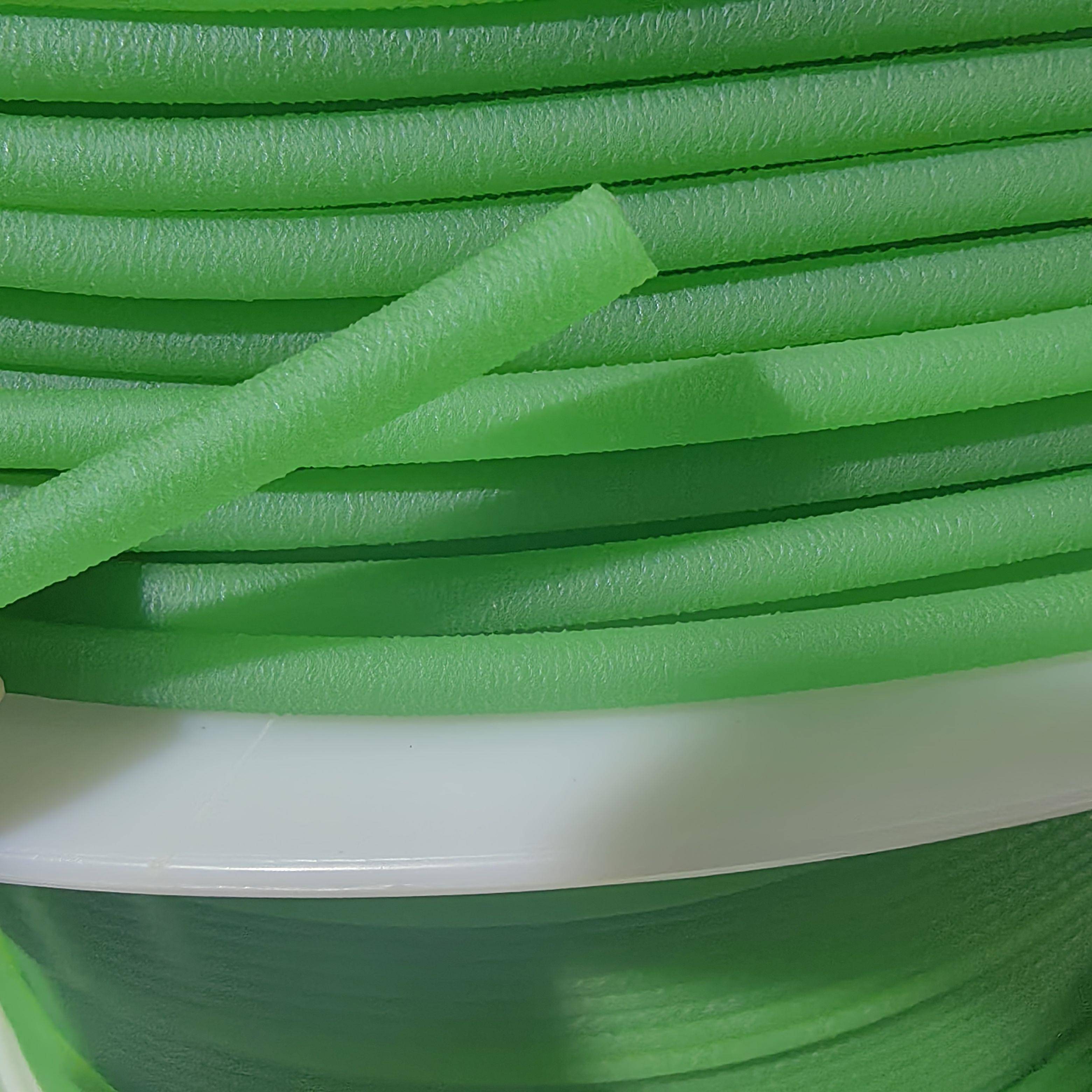 红/绿色可接驳PU聚氨酯圆皮带圆带圆形粗面粘接工业环形传动带