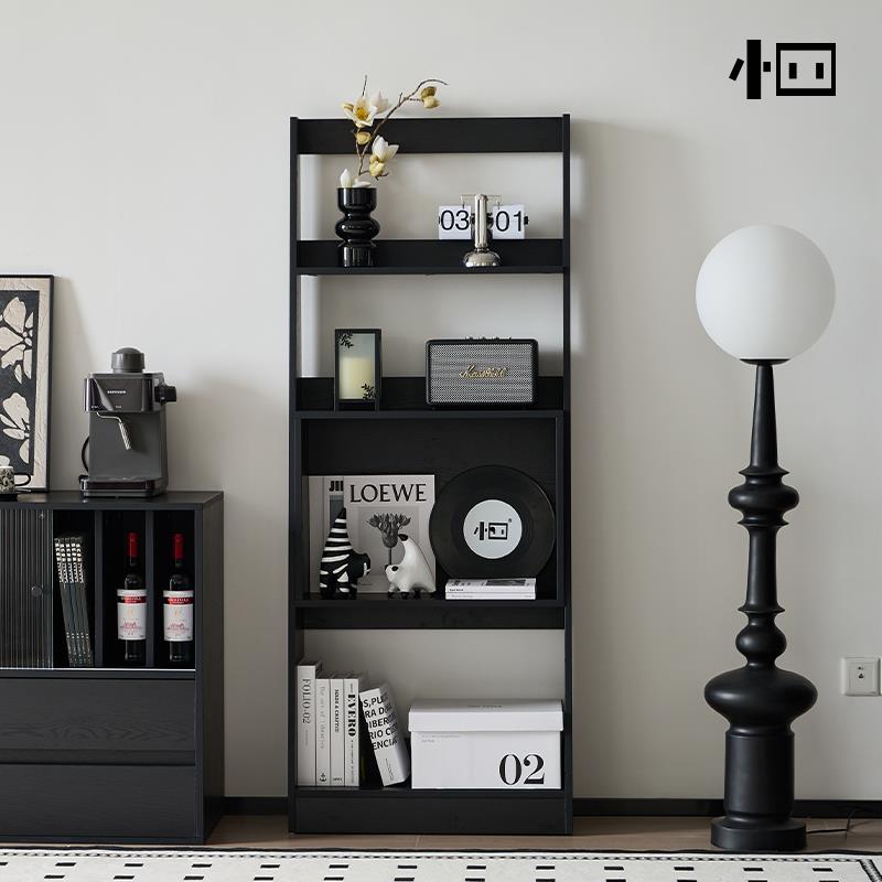 需定制小四/流年书报架/黑色网红书架书刊落地展示架多层唱片收纳