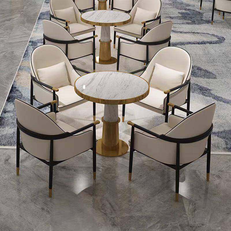 需定制售楼处部新中式洽谈桌椅酒店会所茶楼接待一桌四椅样板房休