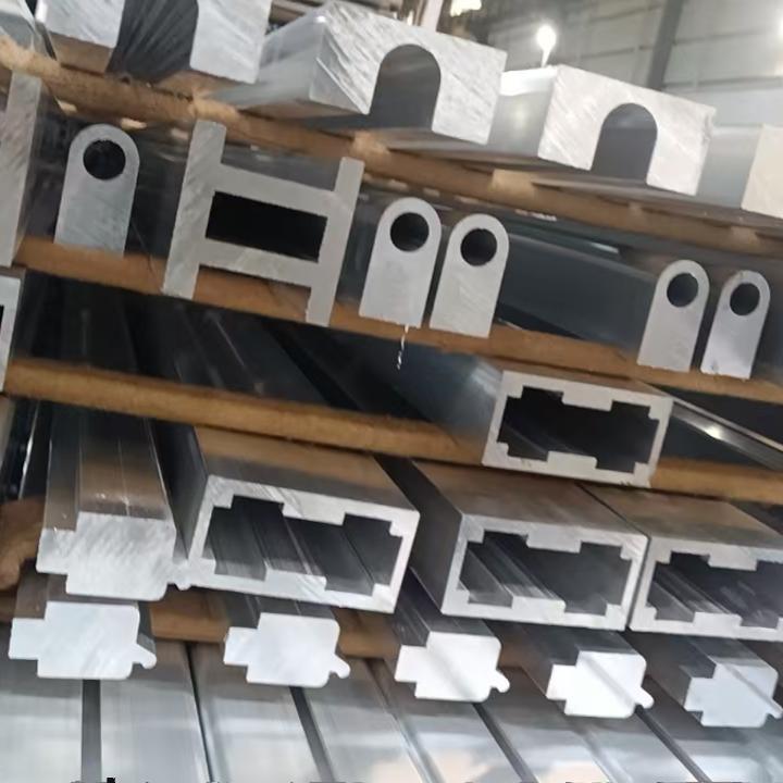 开模挤压拉伸铝型材定制异型散热器光伏工业铝型材 CNC铝材机加工