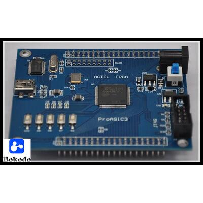 ACTEL ProASIC A3P060 带串口 FPGA 小系统 开发板 实验板
