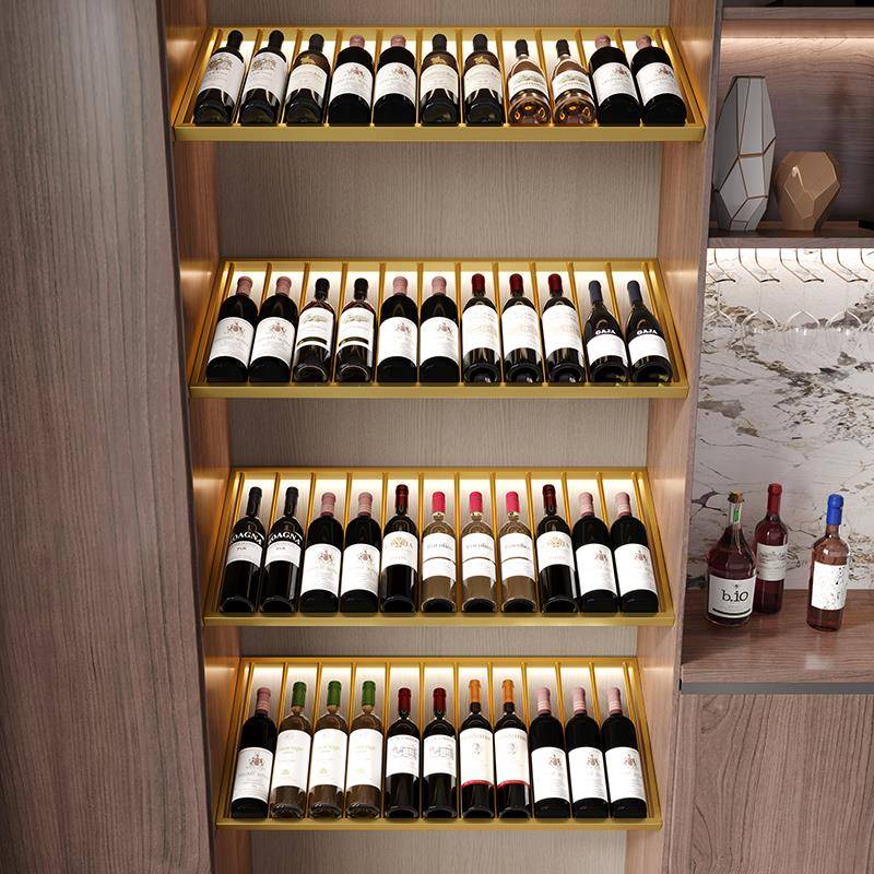 需定制定制红酒架子高端客厅酒柜斜放悬挂摆件酒窖酒瓶葡萄酒展示
