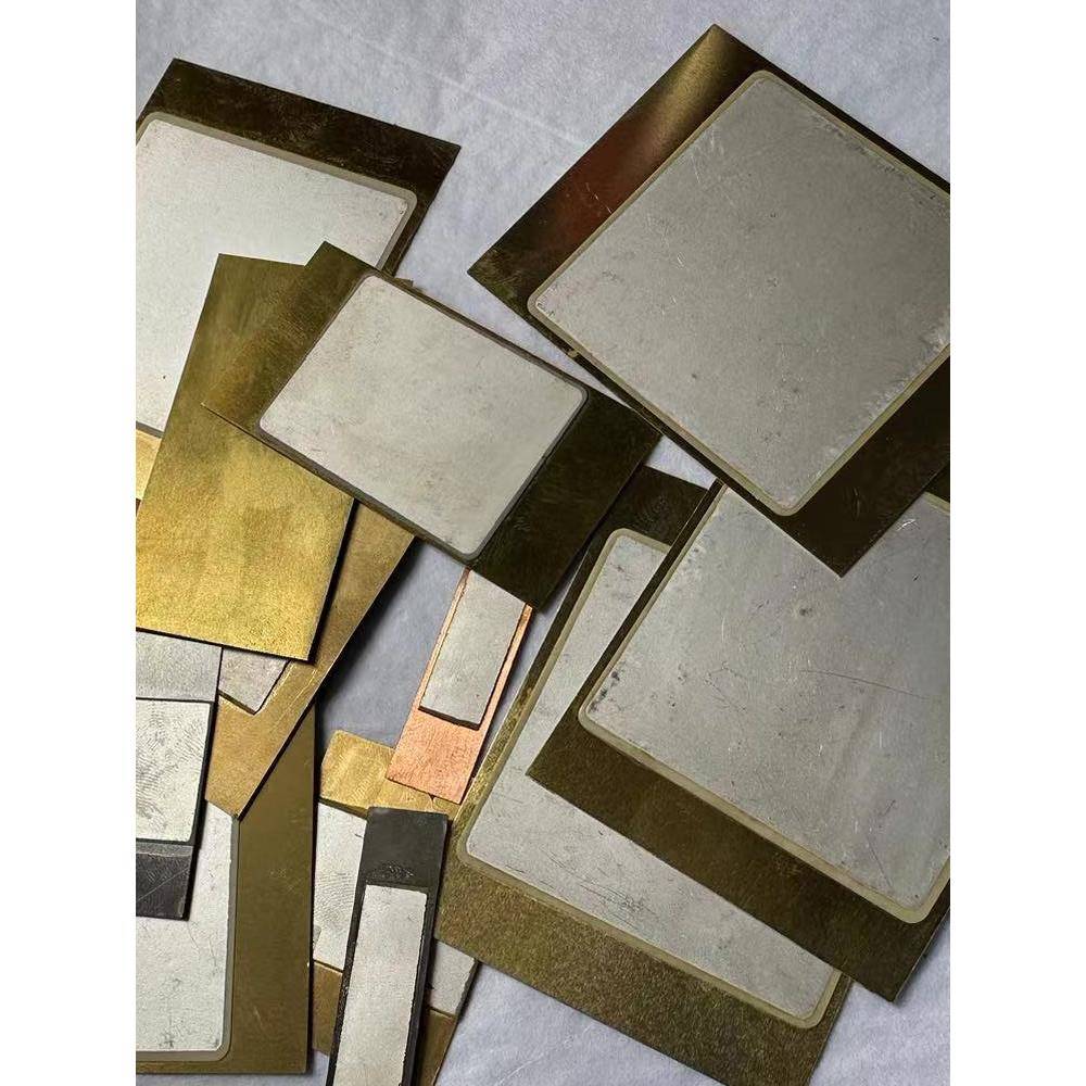 单晶双晶PZT5压电陶瓷发电片 振动传感器 电荷能量采集 发电装置