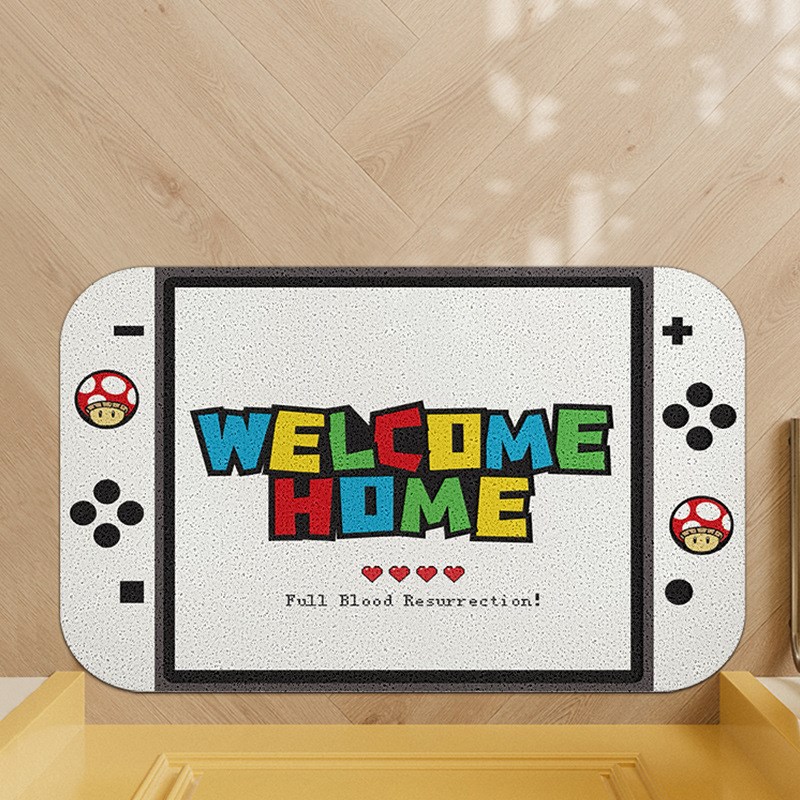 创意2023年新款家用入户门门垫丝圈防滑垫门口进门地垫大门脚踏垫