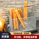 不锈钢沥油篮控油架方形油条放置筐油条筐炸鸡裹粉炸网油条抖篮框