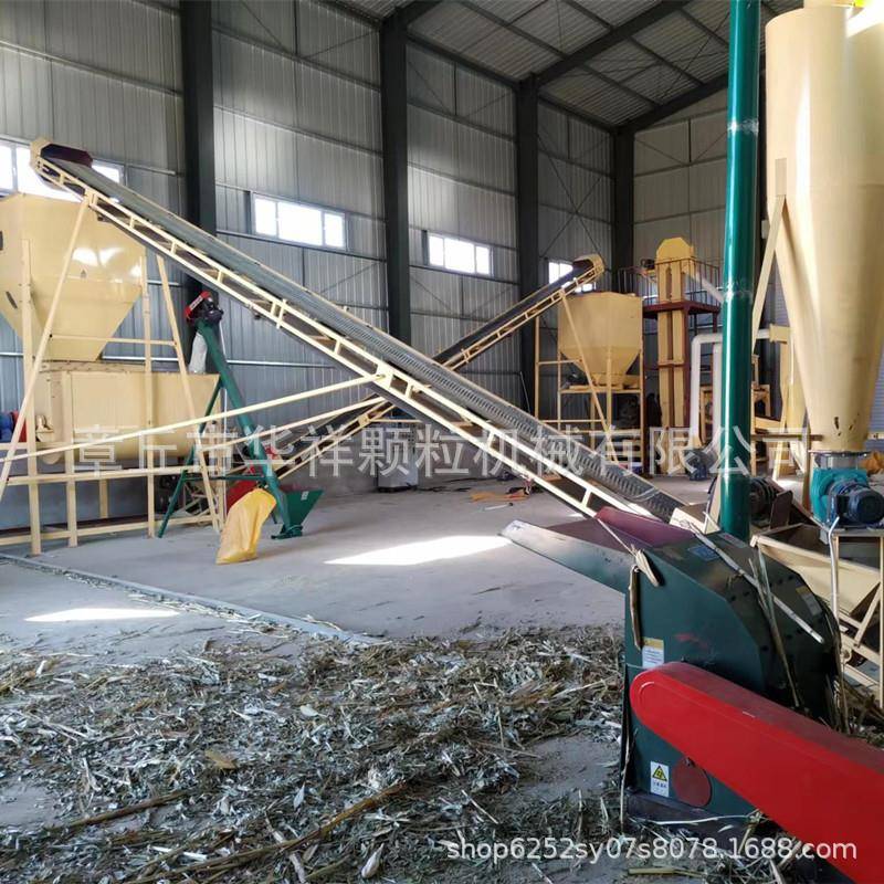 草饲料机组秸秆颗粒饲料机牛羊饲料颗粒机组