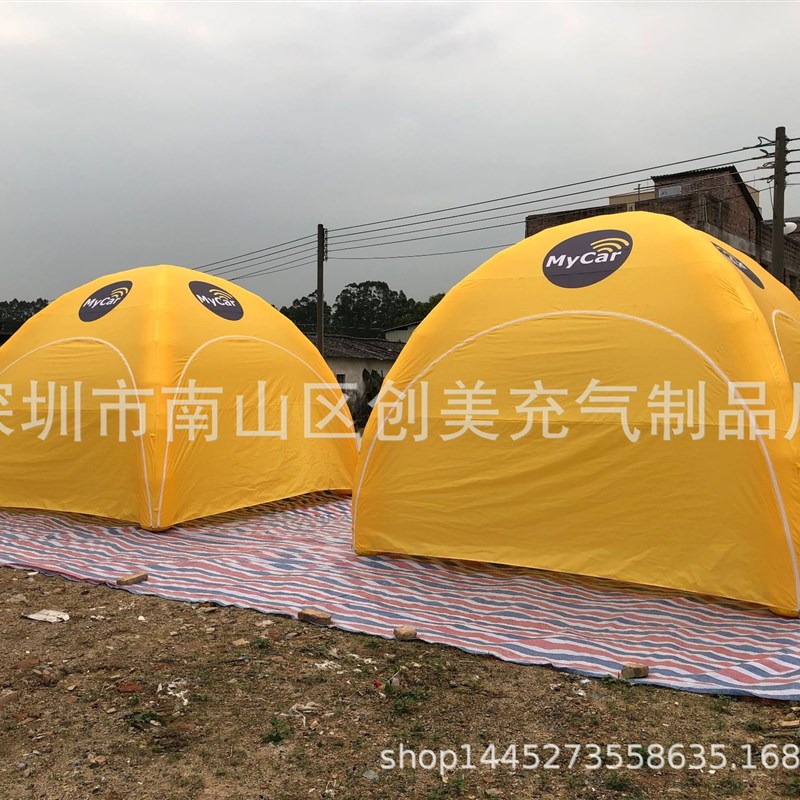 热卖户外广告充气帐篷  pvc闭气充气帐篷 商业活动展览四角帐篷