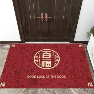 免洗入户门地垫平安丝圈地毯家用进门门口门外门垫进户门除尘脚垫