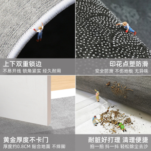进门隔音防滑垫大门口除尘耐脏垫子可裁剪 入户门地垫家用2023新款