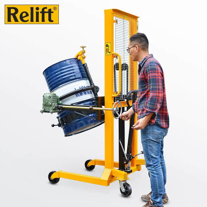 锐励手动液压油桶倒料车铁塑油桶堆高翻转车圆桶液压升高装卸叉车,搬运/仓储/物流设备,其他起重搬运设备,淘宝优惠券,粉丝福利购,淘宝优惠卷