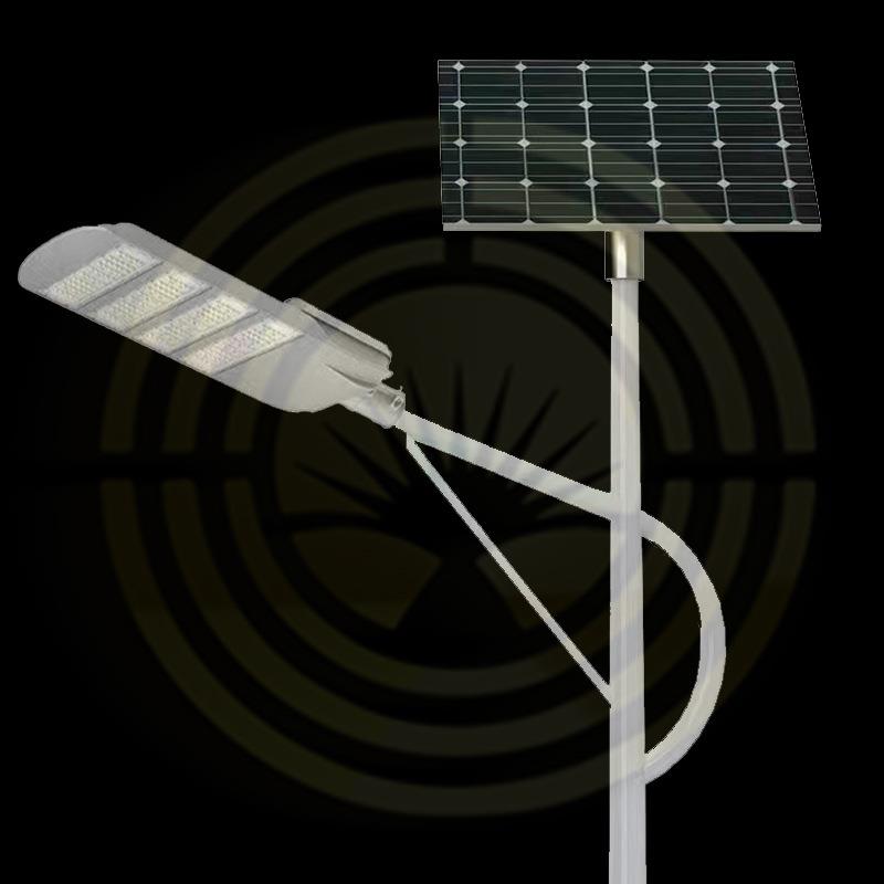 至臻户外LED太阳能路灯自动充电60w感应光源新农村6米太阳能灯