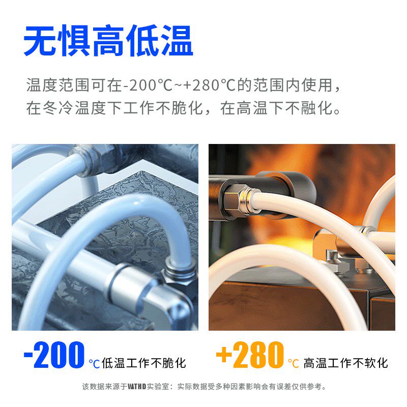 铁氟龙管PFA FEP 耐酸碱硬管透明耐高温聚四氟乙烯F4管软管四氟管