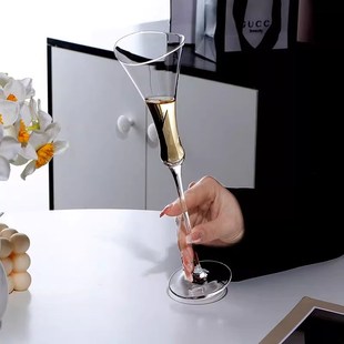 MOLA.Wet.酒具中古酒杯水晶玻璃高脚杯子香槟杯鸡尾酒杯 湿云