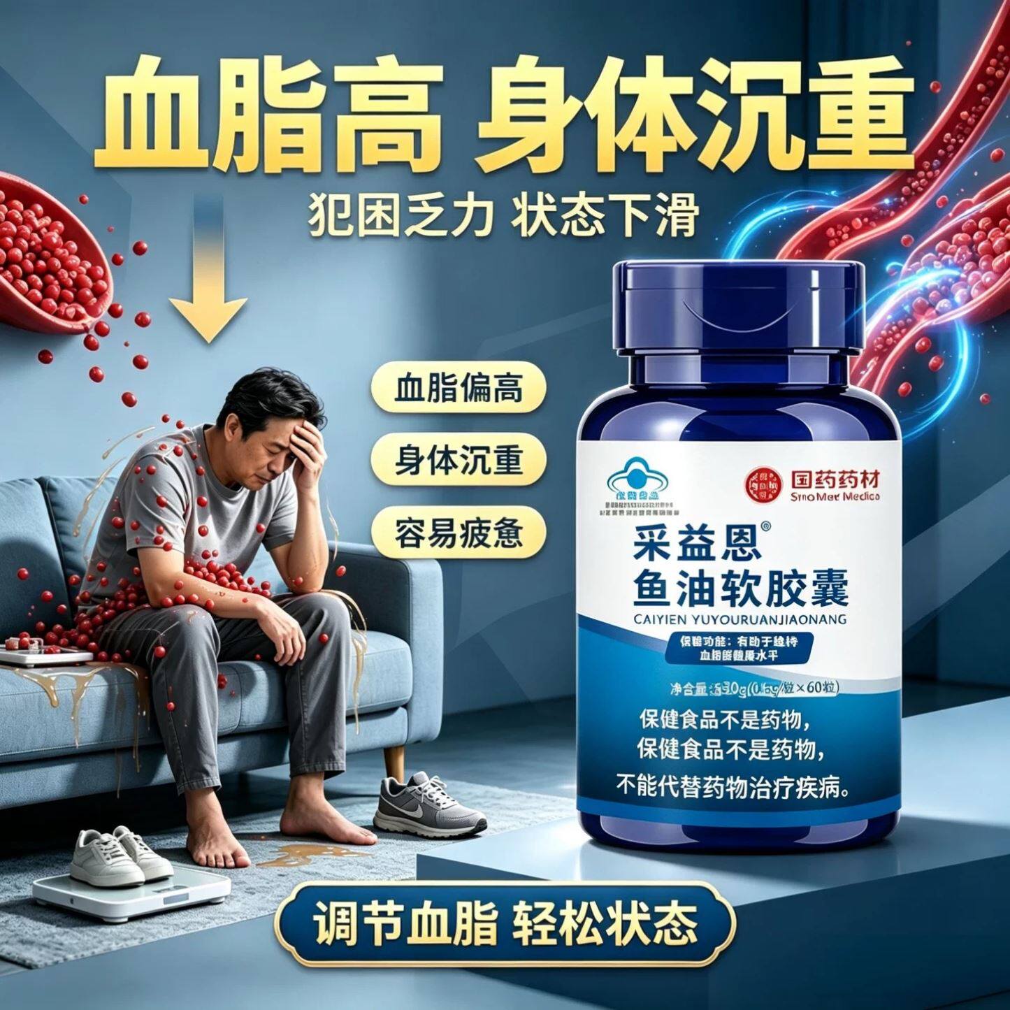 润小宁鱼油晕宝养护血管舒缓头晕不适帮助稳定血压呵护身体循环
