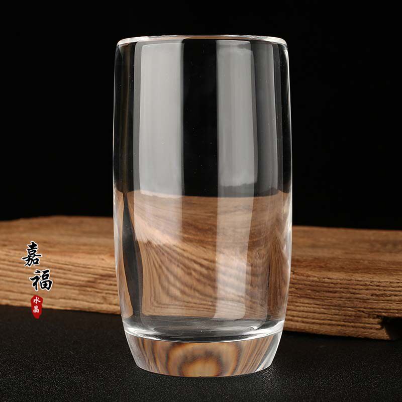 手工天然原石打磨晶茶杯单杯品茗杯酒杯茶具刻字果汁杯