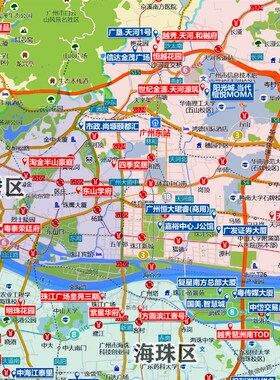 清打印广州市新房地图房产中介小区全国各城市行政区划图卫星图