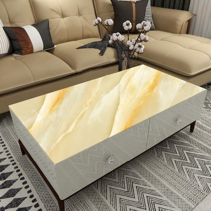 黄色桌布水油免洗茶几桌布黄色格子布艺餐台布,居家布艺,茶几垫,淘宝优惠券,粉丝福利购,淘宝优惠卷