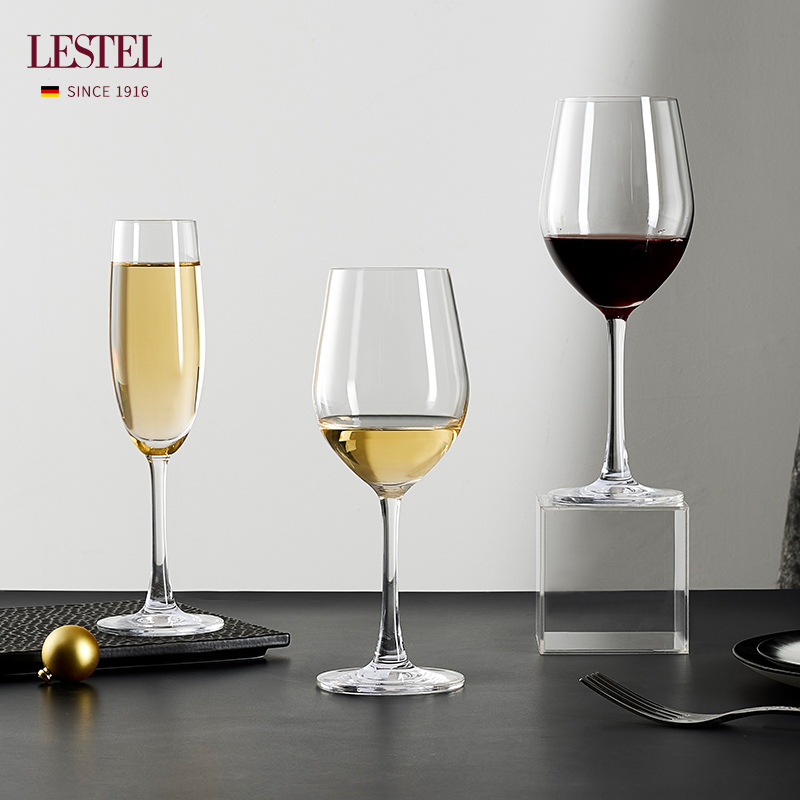 【品牌直营】德国进口LESTEL莱仕得无铅水晶玻璃通用透明红酒杯