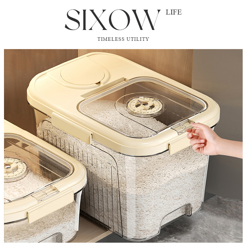 装米桶家用防虫防潮密封储米箱米缸面粉储存罐大米收纳盒食品级