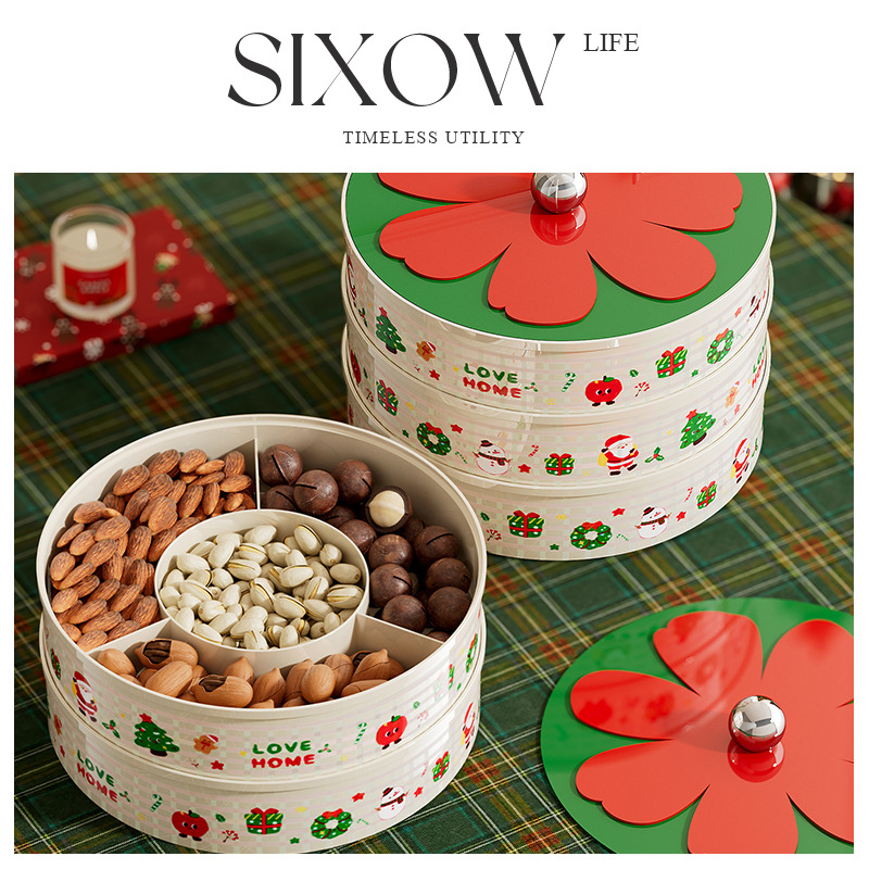 2025年新款圣诞新年多巴胺果盘