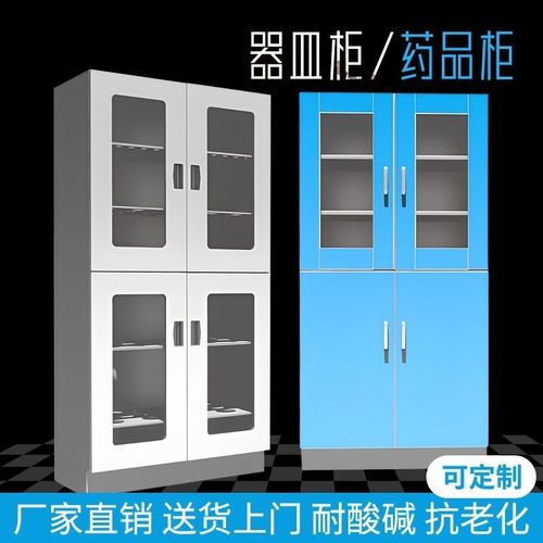 药品柜试剂柜样品柜仪器柜实验室全木全钢锁玻璃器皿柜