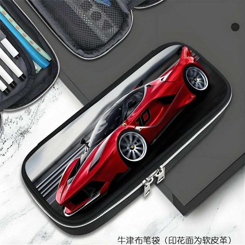跑车笔袋小生文具盒男儿童大容量皮质印花水拉链尼龙布铅笔盒,文具电教/文化用品/商务用品,笔袋,淘宝优惠券,粉丝福利购,淘宝优惠卷