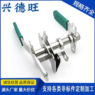 工业设备门拉手压紧式猪舍门锁扣食品机械旋转门把手