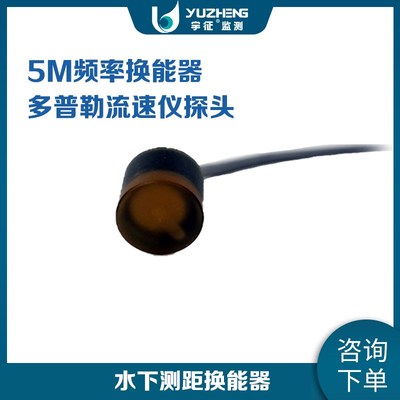 超声波压电陶瓷换能器 宇征DYW-5M-01B水下测距振动传感器485输出